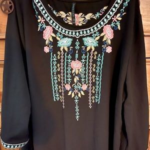 Fashion U Embroidered Tunic or Dress Size XL. Seems oversized.
